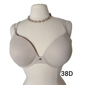 Women's Bra 38D Full Coverage Lightly Lined Molded Cups Comfy Bra 38D